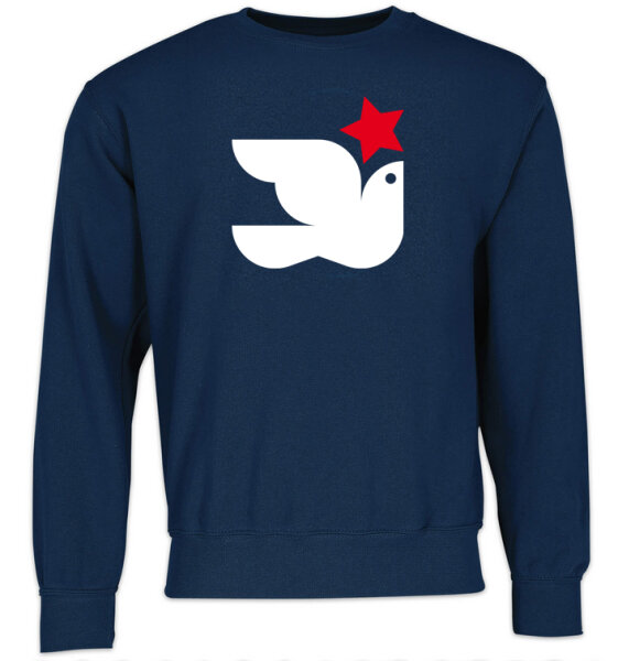 Sweatshirt "Taube mit rotem Stern"