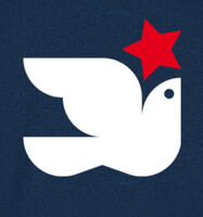 Sweatshirt "Taube mit rotem Stern"