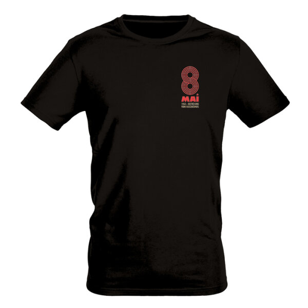 T-Shirt "8. Mai / Befreiung" [Herzdruck / Klein]