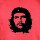 Kapuzenpullover "Che Guevara" [rot]